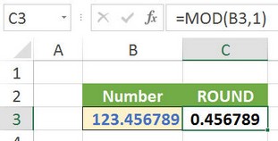 Modelling Tip: Using Mod To Obtain The Fractional Part Of A Number Tip