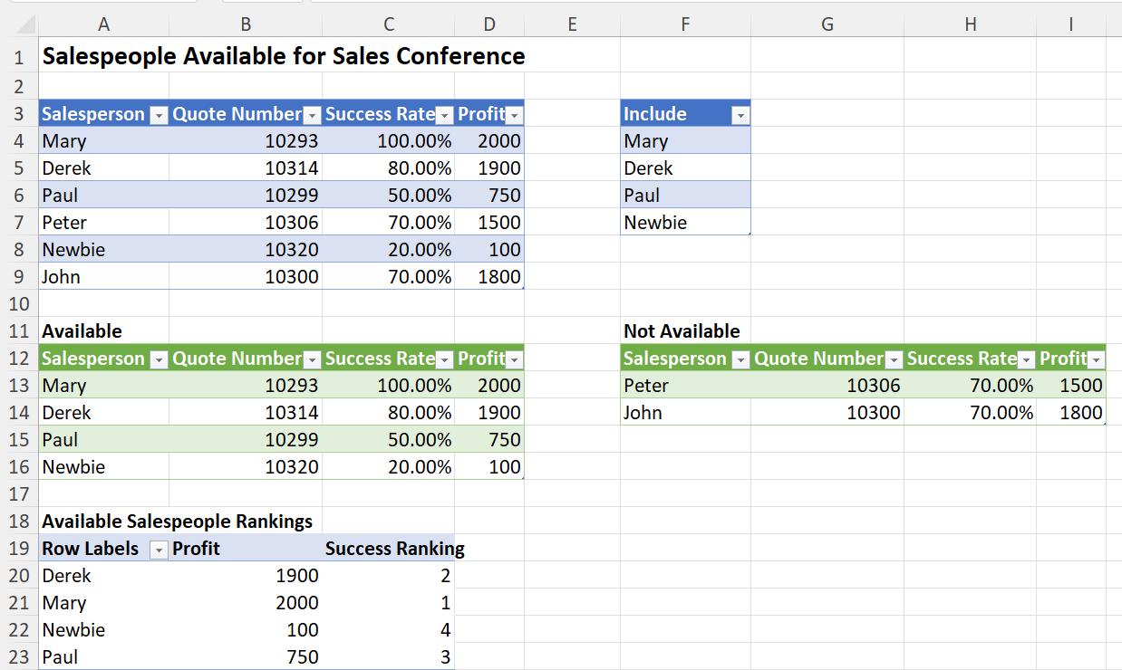 Power Query: Power Query Tables Do Not Have to be Green