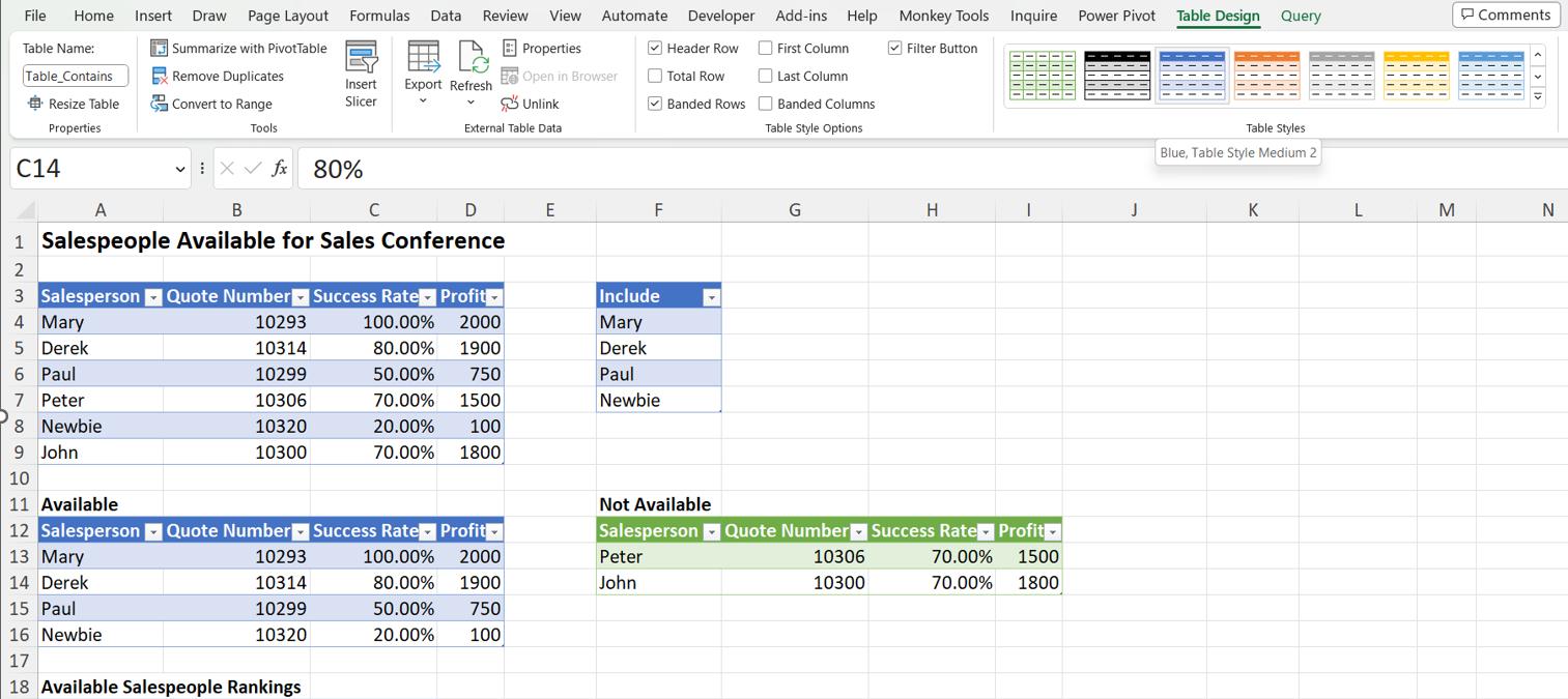 Power Query: Power Query Tables Do Not Have To Be Green